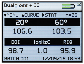 Écran de mesure Rhopoint Iq